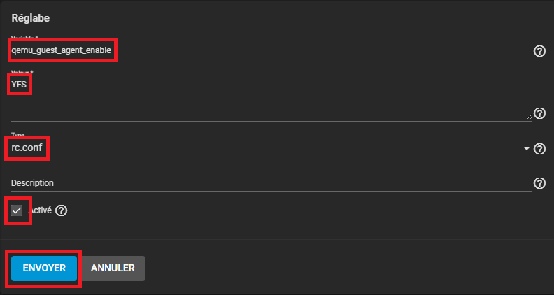 Première variable..