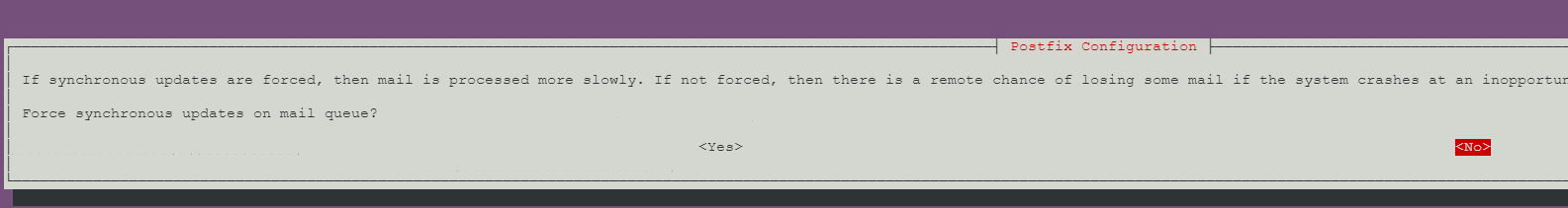 On laisse par défault, à moins d'utiliser un système de ficgier sans journalisation..