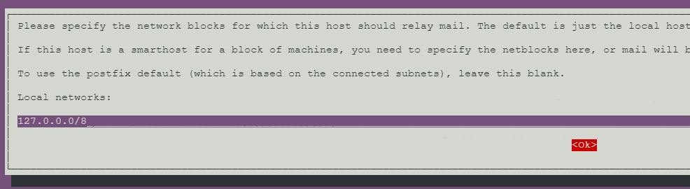 On laisse la valeur par défaut..