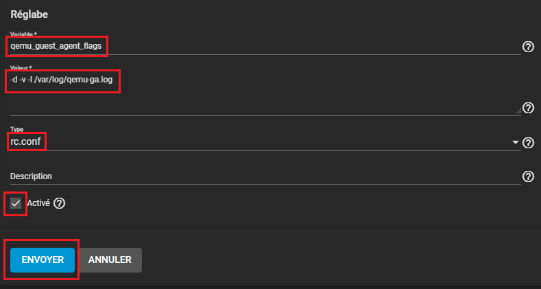 Deuxième variable..