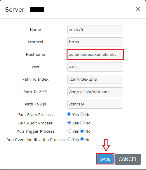 Exemple de configuration..