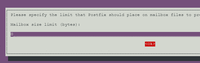 Taille maximal des boîtes mail..