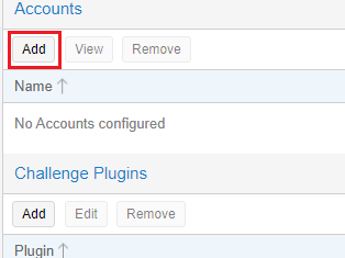 On ajoute un nouveau compte