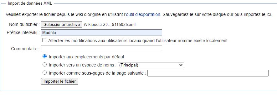 Exemple export pour barres de progression