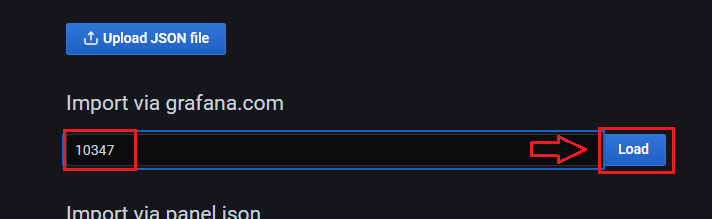 On renseigne l'ID et on charge.